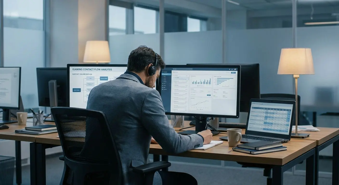 Anonymous industry analyst reviewing support and contact data